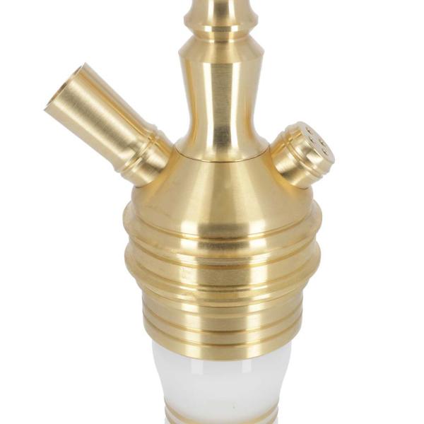 Medium Size Hookah Brass Material Unbreakable Easy Cleaning Convenient Use