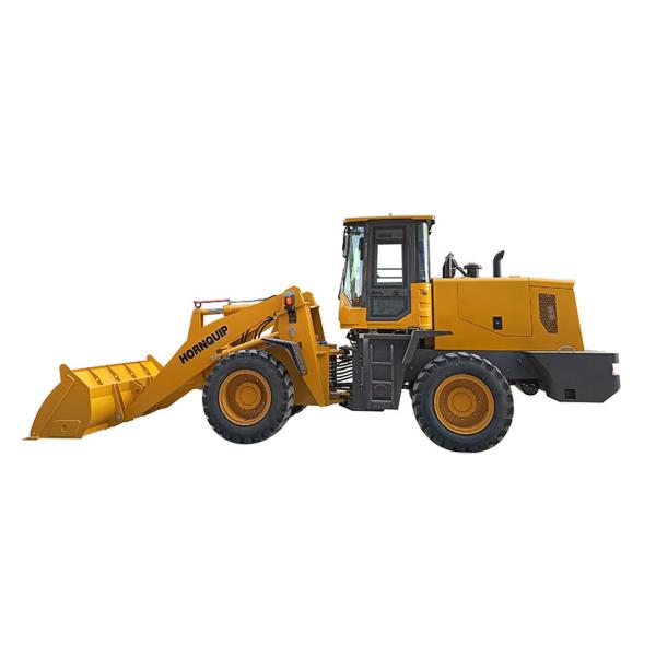 Chargeuse sur pneus robuste pour la manutention de matériaux avec transmission Powershift, hauteur de levage maximale de 3000 mm et empattement de 2250 mm