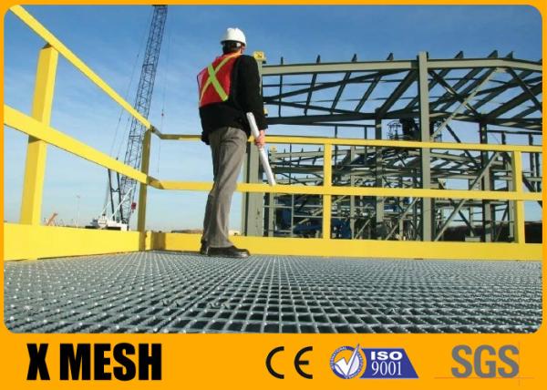 Hdg Galvanized ASTM A121 Heavy Duty Steel Grating For Industrial