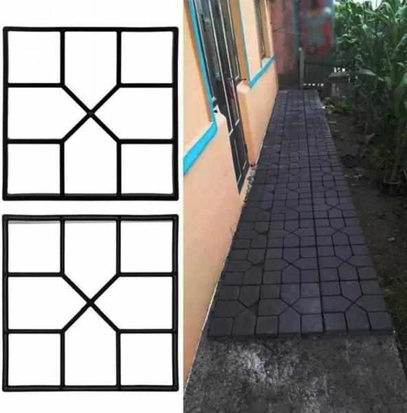 OEM 3D Cement Pour Gypsum Designed House Silicone Wall Brick Panel Molds Concrete Tile Mold For Cement