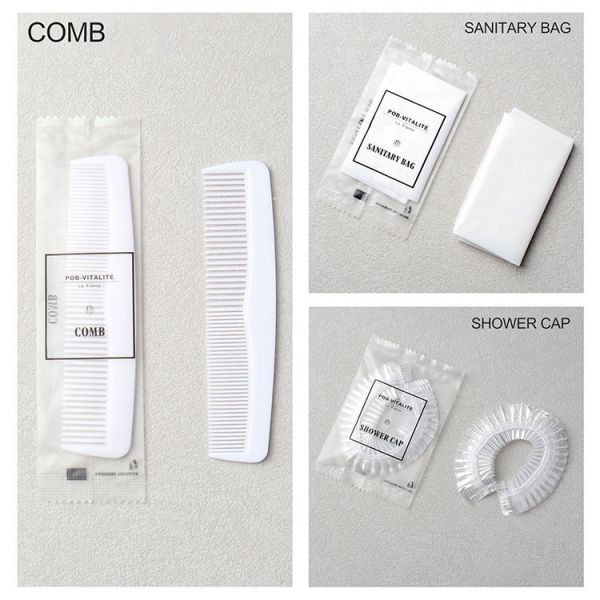 Hotel Toiletries Kit Basic Cleaning Travelling Set Portable Disposable Hotels Amenities Set, Travel Toothbrush Kit, Shaving Kit, Dental Kit, Vanity Kit, Comb, Slipper, Hotel Supplies,