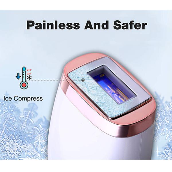 Gun Shaped Ice Compress 48W 12V 4A 600000 Shot IPL Hair Removal Device