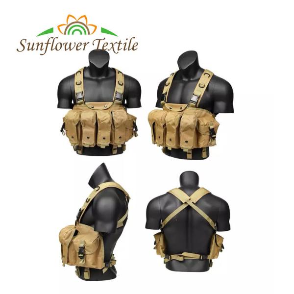 Tamanho tático de acampamento de nylon de Rig Magazine Pouches Vest Adjustable da caixa