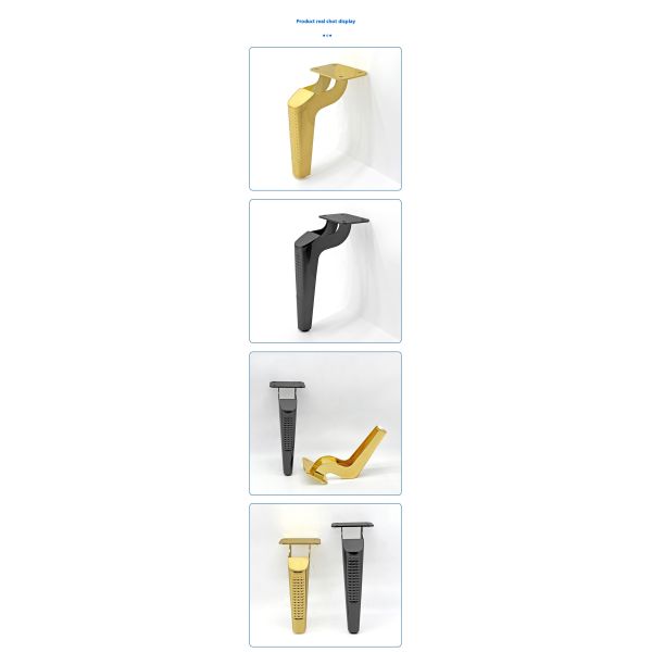 Light Luxury Sickle Foot Seven-figure Cabinet Foot Metal Leg New Sofa Furniture Support Legs