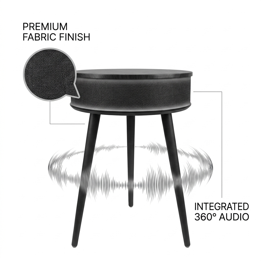 Smart Coffee Table AT106 5W Rectangle Charger Wireless Charging Modern Living Room