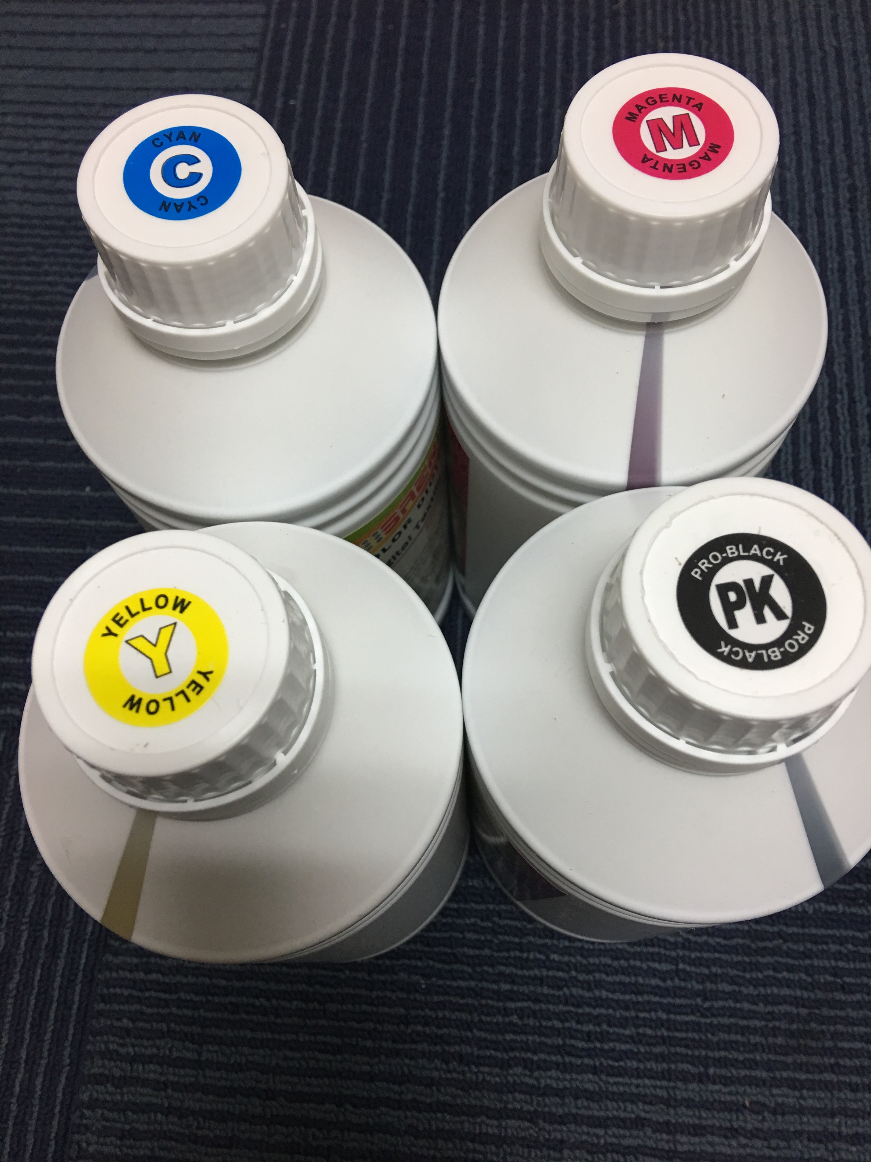 Чернила принтера сублимации CMYK один литр для принтера Inkjet тканья