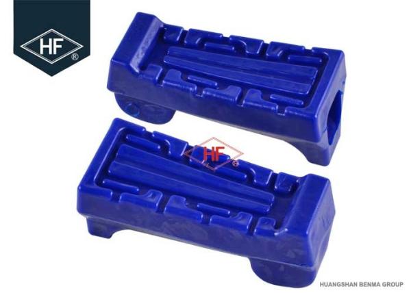 YBR125 JYM125 Motorcycle Front Footrest , Rubber Front Footrest Motorcycle Body Parts
