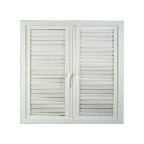 Vinyl Adjustable Waterproof Aluminium Louver Window UPVC Casement Indoor