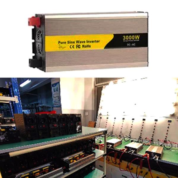 24V 48V 3000 Watt Pure Sine Wave Inverter 12 Volt DC To AC 110V 220V Solar Power