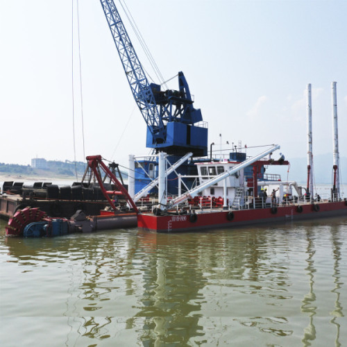 Heavy Dredger Vessel Bucket Wheel Dredger For Desilting 1000m3/H