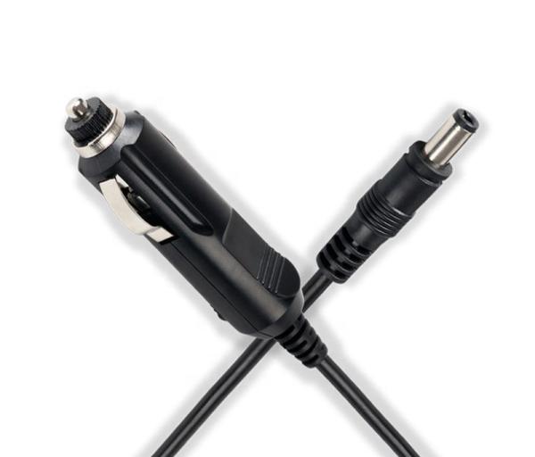 1M 2A Cigarette Lighter Male Plug to 5.5x2.1mm 1.35x3.5mm 12V DC Car Charger for Battery