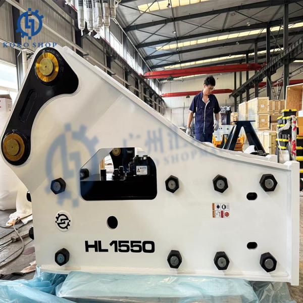 HL800 HL1000 HL1400 HL1500 HL1600 Disjuntor hidráulico durável caixa aberta carregador de patins tipo de retroescavadeira adaptável escavadeira de 0,8 a 90 toneladas