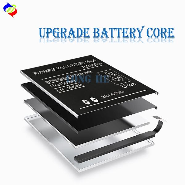 Pacote de bateria recarregável de íons de lítio com proteção de IC duplo de grau AAA para Nintendo DS Lite