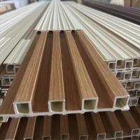 Laminated Indoor WPC Wall Panel Wooden Grain Designs PVC Wpc Wall Panels for for Interior Decoration