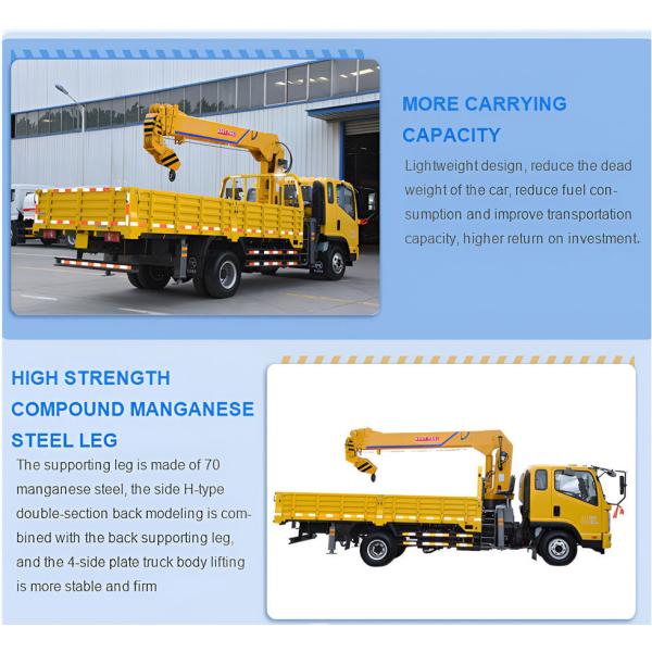 Customizable 18t Hydraulic Boom Truck Crane for Construction Machinery 10245x2496x3450m