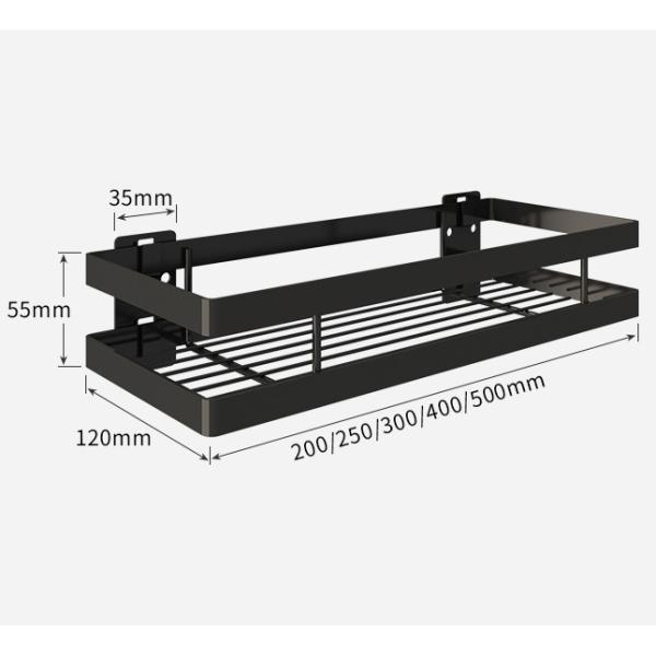 Rustproof Wall Mounted Corner Shower Caddy For Kitchen Bathroom