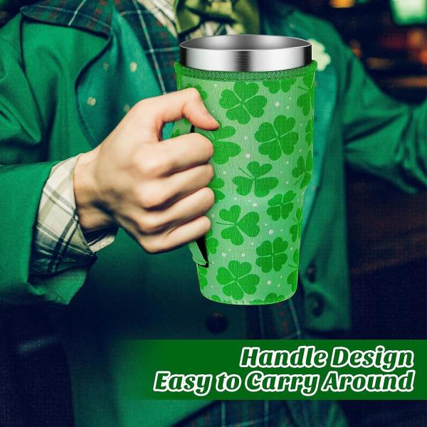 Neoprene Tumbler Holder Drinks Cover Cup Carrier Pouch With Shoulder Strap Insulated Cup Sleeves Party Supplies