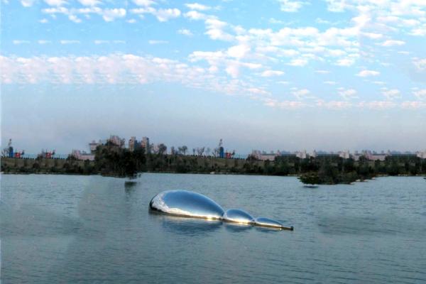 Grandes estátuas de aço inoxidável das esculturas do jardim para a decoração pública urbana