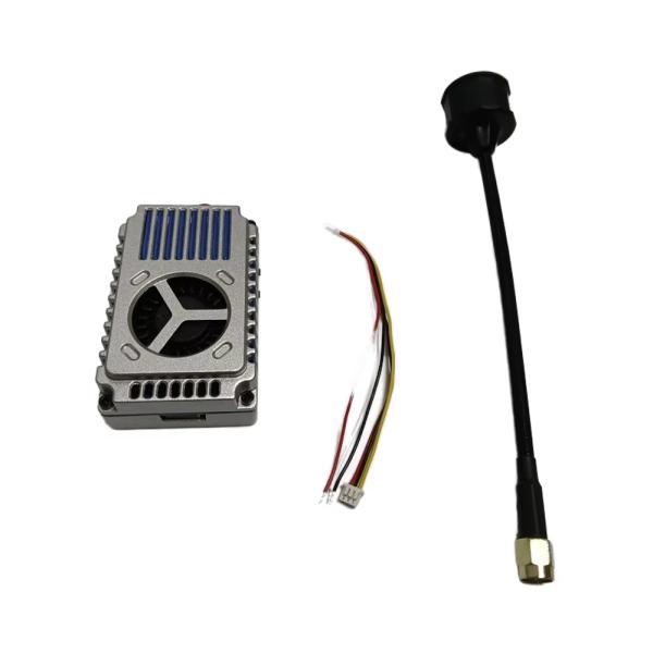 3.3GHz 10W Ultra-Long-Range DC 13V-36V Lightweight Aluminium Video Transmission Transmitter Vrx Antenna for Compatible FPV Drone