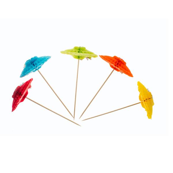 Customized Support Umbrella Toothpicks for Cocktail Party US Currency Decoration