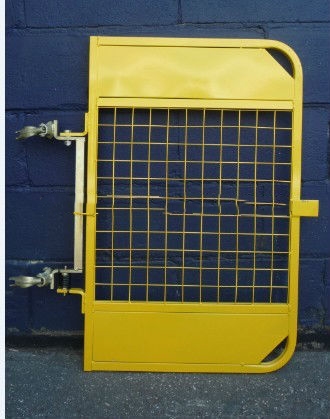 Safety Metal Scaffold Ladder Access Gates Power Coating / Galvanized Ladder Door