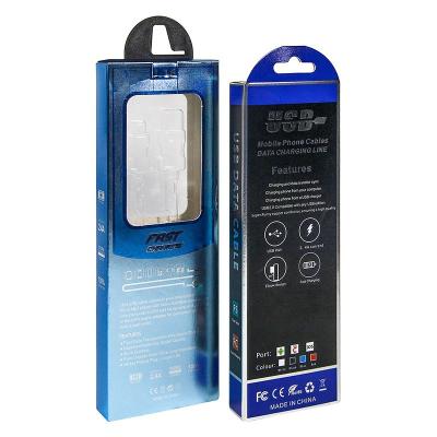 Os dados de carregamento de USB cabografam a caixa de empacotamento C1S feito sob encomenda Art Paper With Blister