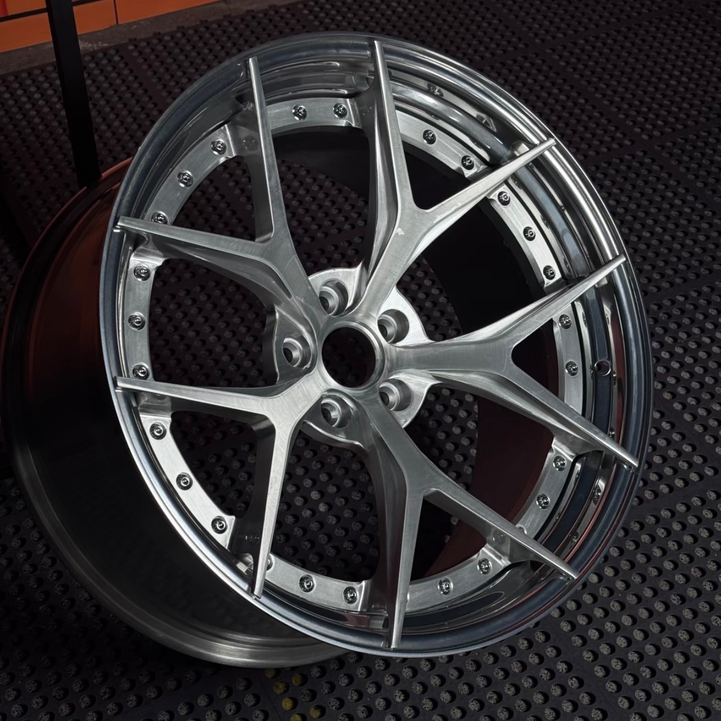 Bestselling2 Piece Forged Wheels 16-24 Inch 5x112 5x120 Car Wheel RS2 Deep Lip  Forged Wheels for BMW M3 F80