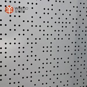 Design Aesthetics Aluminum Perforated Acoustic Panel For Shopping Mall