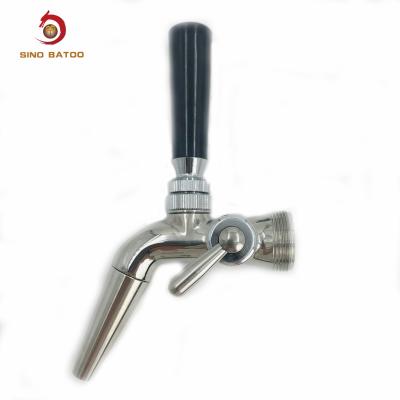 18/8 torneiras de aço inoxidável do barril de cerveja com controle de fluxo