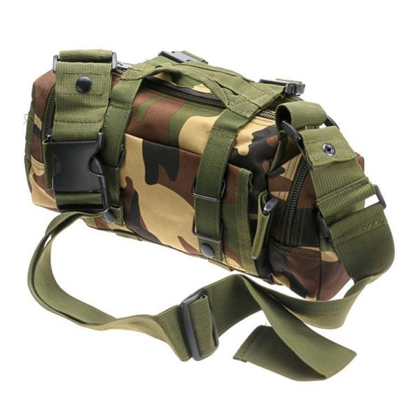 Outdoor MOLLE Polyester Tactical 3P Bag Military Pouch Waist bag