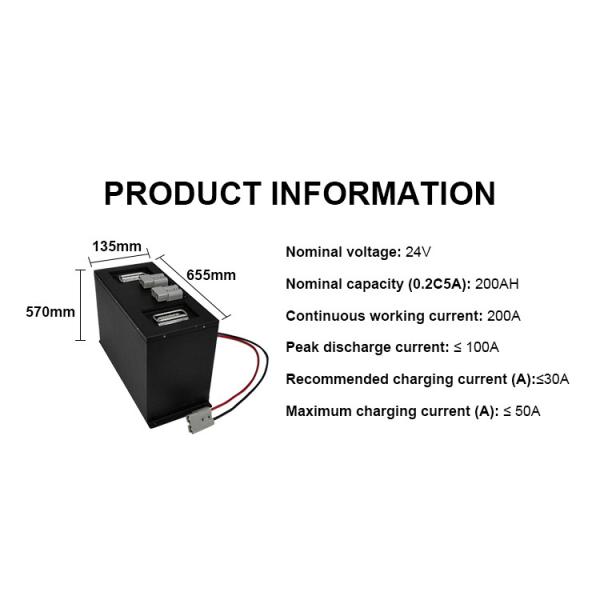 Lifepo4 24V литий-железофосфатный аккумулятор 200Ач для подключения Солнечная система