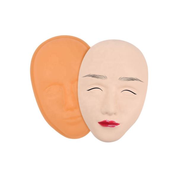 China Makeup Practice Sheets Supplier Soft Silicone Face Practice Skin Microblading Accessories Tattoo Artificial Skin