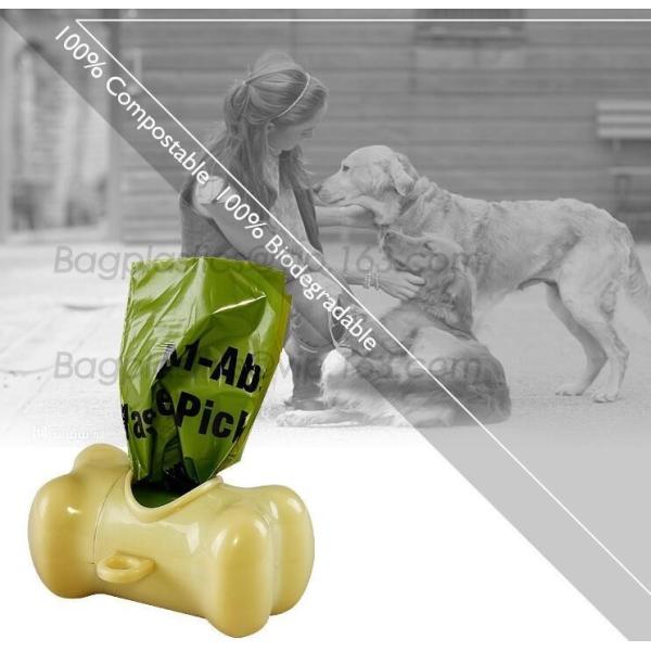 Pet Dog Tail Holder Poo Pack Clip Waste Picker S L With 20pcs Dog Poop Bag, Custom Printed Paper Dog Poop Bags