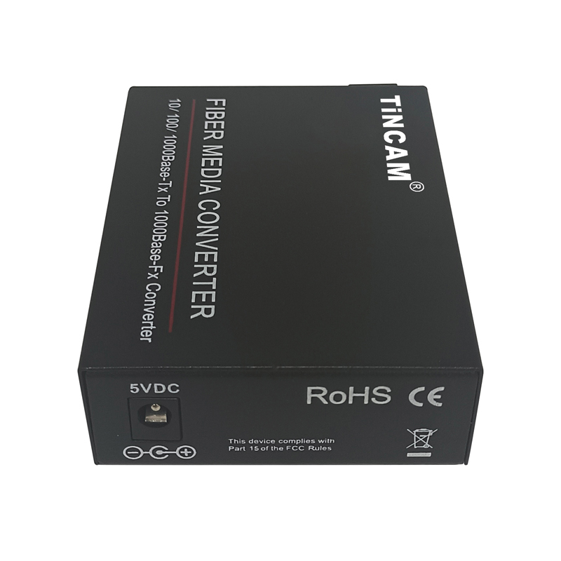 10/100/1000Mbps Gigabit Single-Mode Single-Fiber Media Converter 20km SC 1310/1550nm Marvell Chip TBC-MC3612E-S20AB