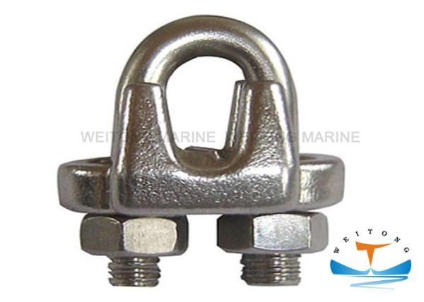 Us Type G450 Malleable Galvanized metal Wire Rope Clip Size 1/8'' -  3