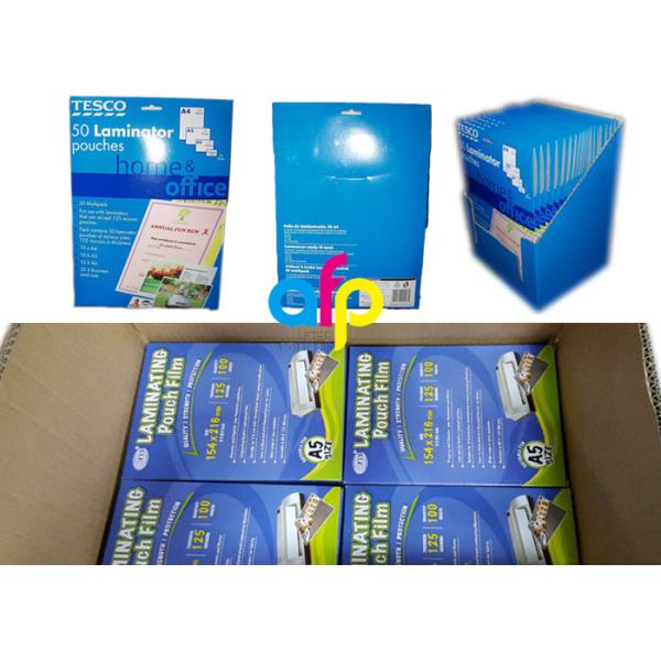 Double Side Matt Finish Laminating Pouches A4 Self Adhesive Laminating Pouches