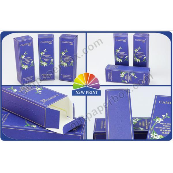 OEM Printing Luxury Kraft Paper Folding Carton Box / Custom Beauty Gift Boxes