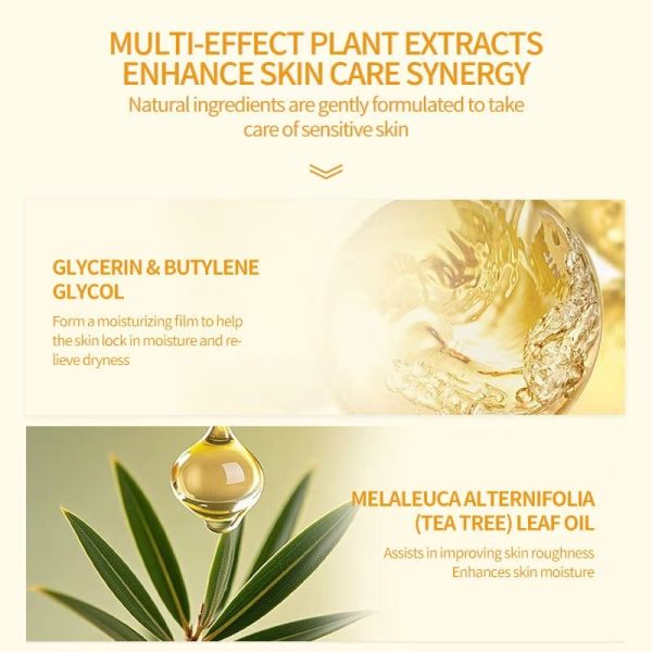 Brightening Vegan Face Serum with Hyaluronic Acid & Vitamin C Niacinamide & Natural Plant Extracts for Dull Skin Whitening Tone