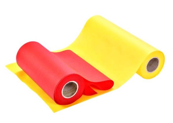 Red Green PP Spunbond Non Woven Fabric For / Shopping Bag / Packing Pocket Spring
