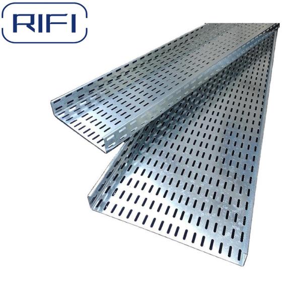 Customized Steel Aluminum FRP Electrical Cable Tray For Height 50-200mm