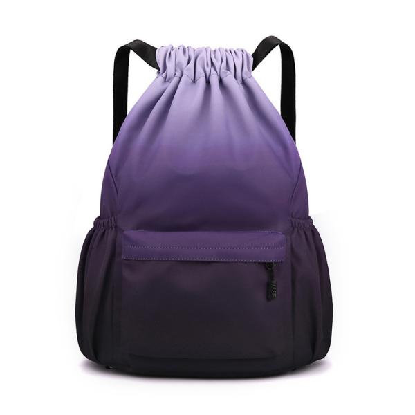 Custom Color Printed Practical Lightweight Durable Waterproof Drawstring Gym Backpack
