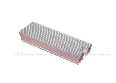 A prata anodiza o dissipador de calor de alumínio expulso da forma de barra do dissipador de calor