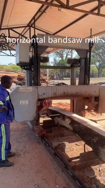 MJ1000E 1000mm Wood Portable Sawmill Horizontal Bandsaw Mill