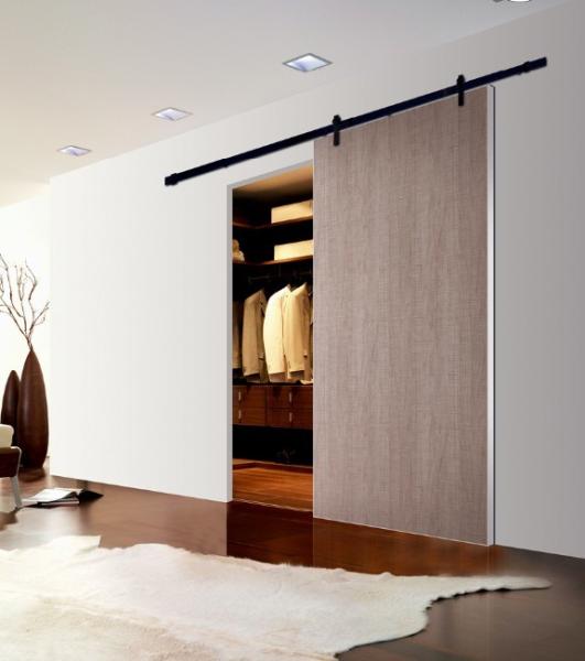 40MM Thickness Melamine Aluminum Frame Barn Door Sliding Door for Closet