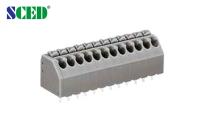 PCB のばねのターミナル ブロック 5 AMP 16-22 AWG の PCB Screwless の末端のコネクター 3.50m/3.81mm