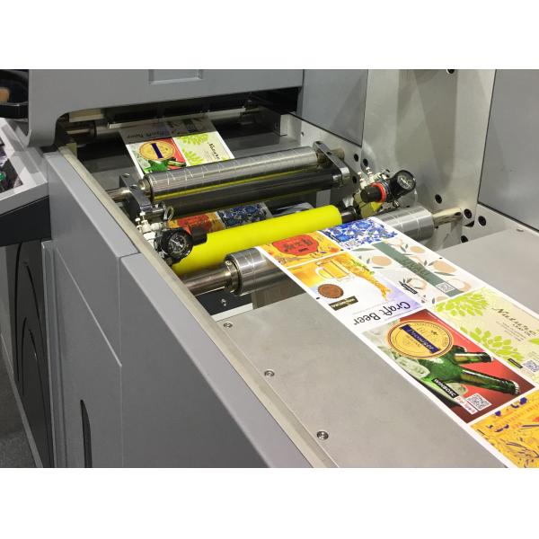 Inkjet Digital Printer With UV Varnish Foil Stamping Maximum 50m/Min Printing Speed For Label Embellishment