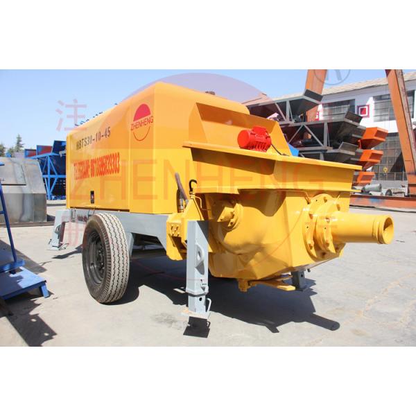 S Tube Valve Cement Mixer Pump , Lift Small Shotcrete Pump With Mixer