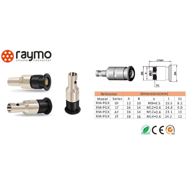 PGX Free Cable Mount Receptacle102 103 1031 104 Series 2pin to 19pin IP68 Female Connector