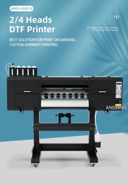 Professional T-Shirt Printing Machine with CMYKWWWW Ink Color and 24INCH Printing Width