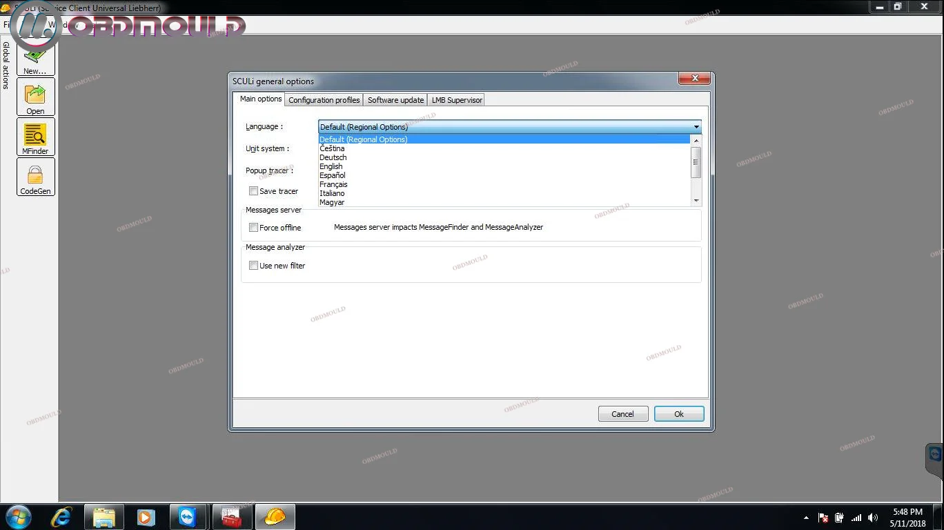 Тяжелое строительное оборудование для Liebherr SCULI Диагностический кран экскаватор грузовик Диагностический Liebherr Диагностический комплект